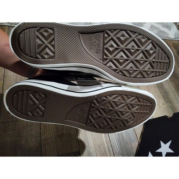 Converse CTAS High Street Mid Top Mens 10 Sneakers Papyrus/Black A14294C NEW - Picture 7 of 7